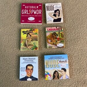 theBalm Cosmetics Mini Makeup Lot Bahama Mama CabanaBoy GRL PWDR Nude Beach 6pc